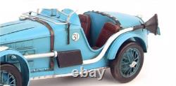 35CM Handmade Antique 1933 MG L-TYPE Sports Car Tin Metal Reproduction Model BL