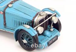 35CM Handmade Antique 1933 MG L-TYPE Sports Car Tin Metal Reproduction Model BL