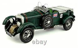 36CM Handmade Antique 1929 Supercar sports car Tin Metal Reproduction Model