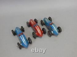 3x Vintage GAMA Mercedes 107 West Germany Tin Litho Friction Toy Car Lot