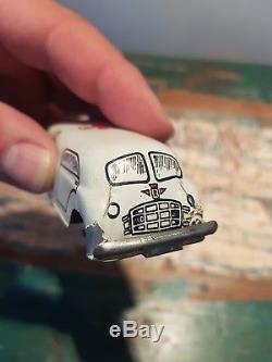 4 Amb Agostino Marchesini Bologna Tin Toy Car Penny Toy Very Rare From Italy
