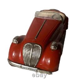 40's Germany Distler Mercedes-Benz Tin Wind Up Sports Car 3-speed with Reverse