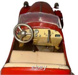 40's Germany Distler Mercedes-Benz Tin Wind Up Sports Car 3-speed with Reverse