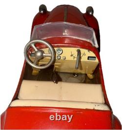 40's Germany Distler Mercedes-Benz Tin Wind Up Sports Car 3-speed with Reverse