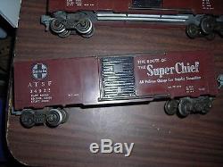 5 Vintage American Model Toys Inc. O scale Train Cars With Boxes