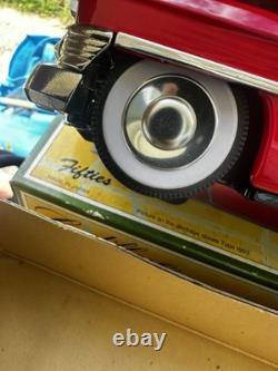 50's Fifties Cadillac Open 1950 TYPE Vintage Tin Toy Car Made in Japan Red