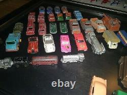 56 Vintage Toy cars, airplanes, die cast, plastic, tootsie toys, matchbox lot