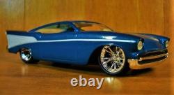 57 Chevy 1957Chevrolet55Race Car124Hot Rod12Racer18TIN Metal Body Concept toY