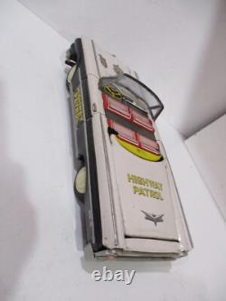 63 FORD- POLICE CAR WITH WORKING CONVERTIBLE TOP- FRICTION 9 LONG -WORKS-japan