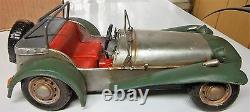 A Lotus Alloy Car Green Handbuilt Red Exquisite 7 Tin Body Early Lotus 7 Tin Car