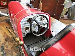 A Red Bb Korn Vintage Racing Car Replica, Tether Car, Authentic Models, Stunning