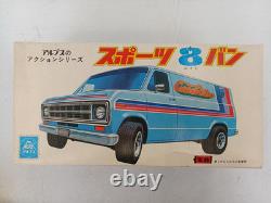 ALPS Sport 8 Custom Van Tin Toy Action Series Vintage 1960s Japan Friction Car