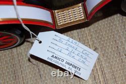 AMICO Shaking Antique Car Vintage 1950s Battery Operated Tin Toy Japan #21