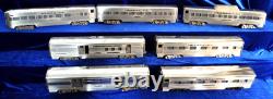 AMT American Model Toys O Gauge Extruded Aluminum Sante Fe Train Cars Vintage
