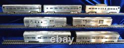 AMT American Model Toys O Gauge Extruded Aluminum Sante Fe Train Cars Vintage