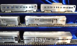 AMT American Model Toys O Gauge Extruded Aluminum Sante Fe Train Cars Vintage