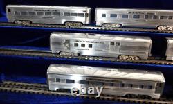 AMT American Model Toys O Gauge Extruded Aluminum Sante Fe Train Cars Vintage