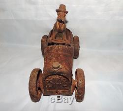 ANTIQUE VINTAGE 1920's ARCADE CAST IRON ANDY GUMP SIDNEY SMITH 348 ROADSTER CAR