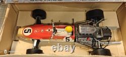 ASAHI LOTUS 49B FORD F-1 Formula One Race Car Tin Battery Toy 1960s Japan Boxed
