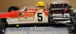 ASAHI LOTUS 49B FORD F-1 Formula One Race Car Tin Battery Toy 1960s Japan Boxed