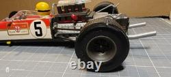 ASAHI LOTUS 49B FORD F-1 Formula One Race Car Tin Battery Toy 1960s Japan Boxed