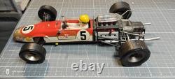 ASAHI LOTUS 49B FORD F-1 Formula One Race Car Tin Battery Toy 1960s Japan Boxed