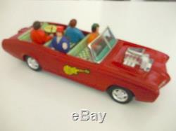 ASC Monkees Mobile TV Show Tin Toy Car Battery Operated Japan