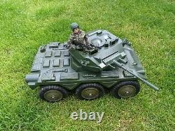 Action Man Saladin Armoured Car Custom Tank HM Armed Forces 30mm VAM 6x6