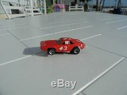 Afx Aurora 43 Red Plymouth Road Runner Petty Ho Slot Car Vintage W Mag Chassis