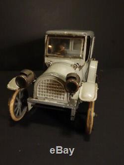 All Original Carette Handpainted Tin Car 11 With Original Driver Germany 1910