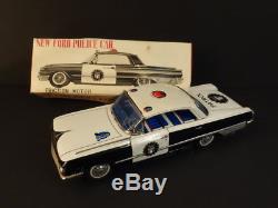 All Original Ford Galaxy Police Car Japan 1960 + Original Packaging