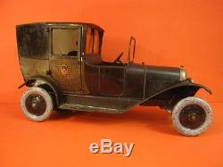 All Original Les Jouets Citroen Taxi B2 1925 Large Mechanical Tin Toy Car