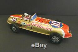 All Original SKK Golden Jet Racing Car Racer 10 Tin Toy Mint + Box Japan 1960