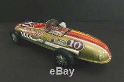 All Original SKK Golden Jet Racing Car Racer 10 Tin Toy Mint + Box Japan 1960