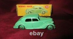 Amazing Vintage Dinky Toys 158 Riley Saloon 40a Green Boxed