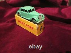 Amazing Vintage Dinky Toys 158 Riley Saloon 40a Green Boxed