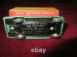 Amazing Vintage Dinky Toys N. 189 -triumph Herald Boxed