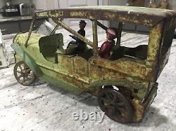Antique 1900s DAYTON/SCHEIBLE Large 13 1/4 Hill Climber Touring Car-orig Paint