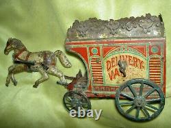 Antique 1920s MARX tin windup Cowboy Whoopee Car toy needs adjustment & cleaning