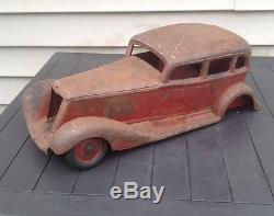 Antique 1930's Cor Cor Toys Graham Paige Pressed Steel Car to Restore NR