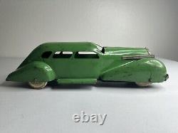 Antique 1930s Wyandotte LaSalle Sedan Pressed Steel Collectible Classic Toy Car