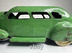 Antique 1930s Wyandotte LaSalle Sedan Pressed Steel Collectible Classic Toy Car