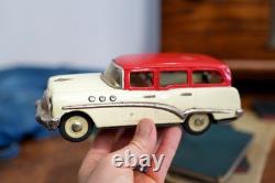 Antique Buick Tin toy Car Model Vintage Made in Japan Light bulb headlights