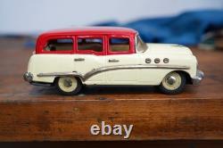 Antique Buick Tin toy Car Model Vintage Made in Japan Light bulb headlights