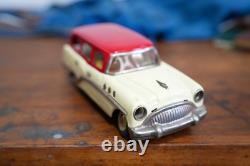 Antique Buick Tin toy Car Model Vintage Made in Japan Light bulb headlights