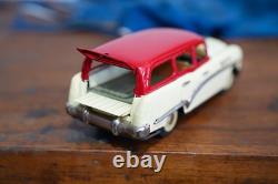 Antique Buick Tin toy Car Model Vintage Made in Japan Light bulb headlights
