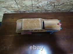 Antique Cass Toys 18 Wooden Station Wagon Toy Car With Family & Dog