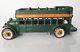 Antique Cast Iron Double Decker Bus Car with Original Paint
