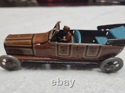Antique German Penny Toy touring Car by George Fischer c. 1915 BB2 Antique German Penny Toy touring Car by George Fischer c. 1915 BB2