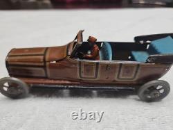 Antique German Penny Toy touring Car by George Fischer c. 1915 BB2